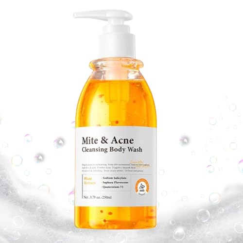 Gel De Baño Para Combatir El Acné | Gel De Ducha Antibacteriano Y Reductor Ácaros | Limpieza Y Profunda Para Una Piel | Fórmula Hidratante Nutritiva, Todo Tipo Piel.