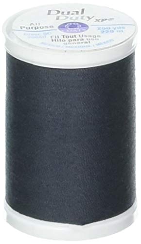 Hilo Coats Dual Duty XP 250 yardas Azul Negro miniatura 1