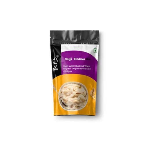Genie food group Instant Ready To Eat Suji Ka Halwa(Sheera)|Suji Halwa Sweet Dish|60Grams|Ready In 10 Mnts|100% Natural|Heat And Eat| (B0CKYWWNXS) Amazon Price History, Amazon Price Tracker