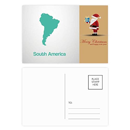 Cartes postales Père Noël Vert Amérique du Sud lot de 20 pour éviter les pannes de vœux
