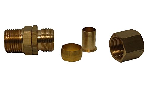 Plastair Industrial FCN808 Male Brass Replacement Snapback Swivel Fitting, 1/2