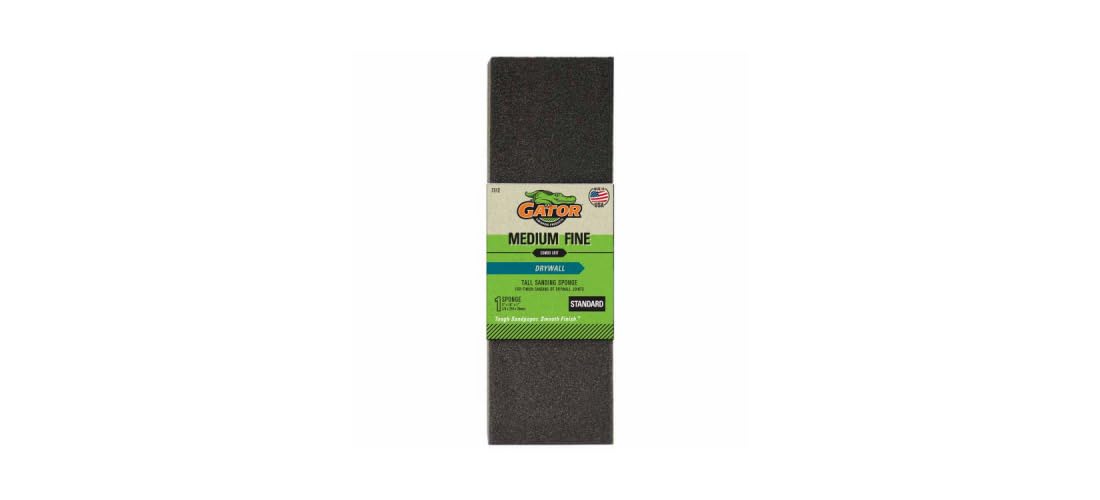 Gator Finishing 7312-10 - Spugne abrasive in carburo di silicio, grana 120/80, 7,6 x 25,4 x 2,5 cm