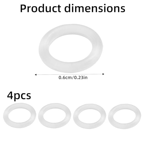 4 piezas de juntas para extractor manual de Medela Harmony miniatura 2