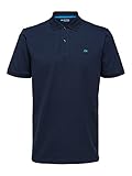 SELECTED HOMME Male Polo Shirt Kurzärmeliges
