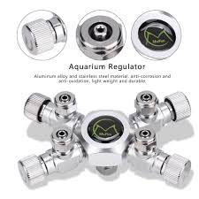 Image of VAYINATO Mufan Stainless Steel Planted Aquarium Regulator Multiway Splitter For Co2 Regulator (4 Way)