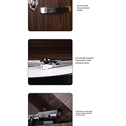 AZBUY Tourne-Disque Vinyle Vertical rétro américain Tourne-Disque Bluetooth Tourne-Disque magnétique Cadeau (B) - Les Beatles, Paul McCartney, John Lennon, RIngo Starr, George Harrison AZBUY Tourne-Disque Vinyle Vertical rétro américain Tourne-Disque Bluetooth Tourne-Disque magnétique Cadeau (B) – Image 5