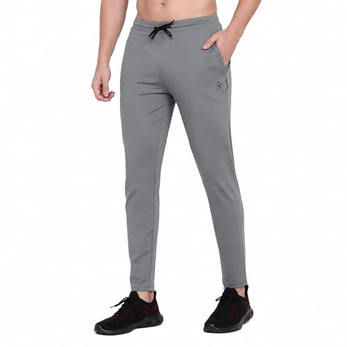 Image of BLUE STAR SHARK Men's Slim Fit Track Pants - Joggers for Running, Gym, Sports, and Casual Wear | Multipurpose Activewear Lower for Men & Boys | Stylish Summer Trousers & Night Pants
