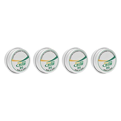 Image of Soldering Iron Tip Resurrection Paste 4Pcs Soldering Tip Refresher Paste Tin Powder Resurrection Paste for Oxide Solder Iron 8g Tips (8g)