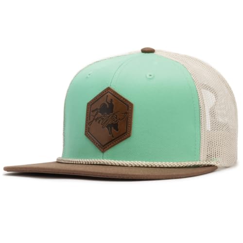 Image of Lane Frost Flat 6-Panel Western Trucker Hats for Men & Women
