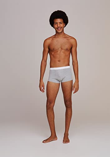 Cueca Sunga Em Algodão Cinza Claro G