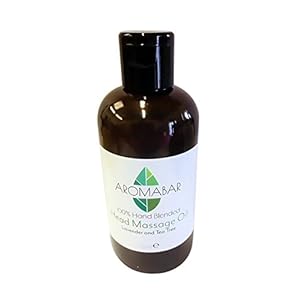Head & Scalp Massage Oil 125ml Natural Oils with Lavender & Tea Tree Essential Oils