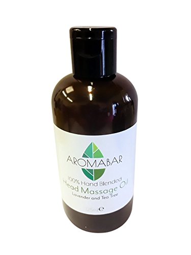 Head & Scalp Massage Oil 125ml Natural Oils with Lavender & Tea Tree Essential Oils
