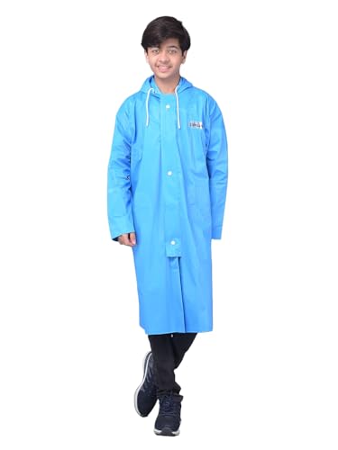 Image of Dollar Rainguard Kid's PVC Full Sleeve Solid Raincoat with Adjustable Hood and Pocket