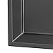 Ruvati 14-inch Gunmetal Black Stainless Steel Undermount Bar Prep Sink - RVH7114BL