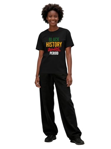 Image of Black History Pajamas, Graphic Matching Sets for Women, Magic Afro American Natural Hair Vintage Melanin T-Shirts and Pants
