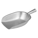 LALAFINA Aluminiumschaufel für Pommes Frites und Popcorn mit Ergonomischem Griff und Glatter Oberfläche für Haushalt und Riegel Vielseitige Portionsschaufel