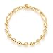 Produktbild JEWELS BY LEONARDO Armband Dotty  Arm-Kette aus goldfarbenem Edelstahl  kräftigen Kugeln mit stilvollen Stegen  19 cm Länge  Schmuck Geschenk für Frauen  024925