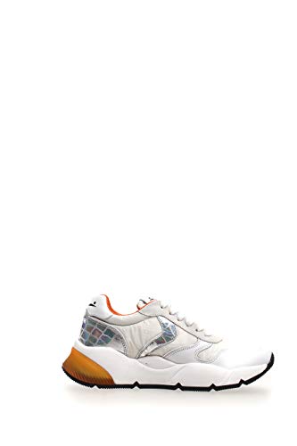 VOILE BLANCHE Sneakers Sheel in pelle e tessuto