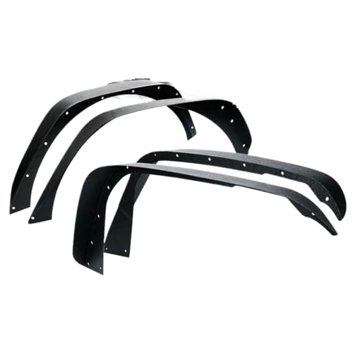 車オーバーフェンダー ラングラー JL 2017-2021用カーフェンダーアイブロウホイールアーチフェンダーフレアスチールファクトリー 泥よけ