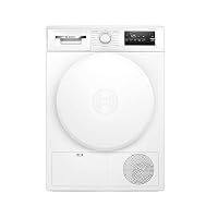 Bosch WTH83004, Serie 4, Wärmepumpentrockner, 8 kg, AutoDry, Quick-40-Trocknen, Nachlegefunktion, Sensitive-Drying-System, 65dB, LED-Display, Touch-Control, Zeitvorwahl, Kindersicherung, Weiß – Ansicht 1
