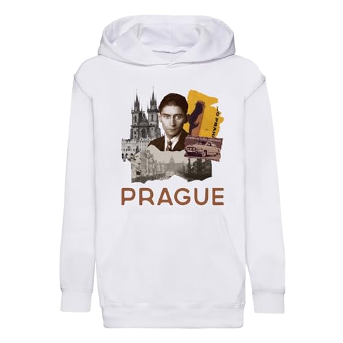 Sweat enfant Prague style carte postale pour les vacances de printemps