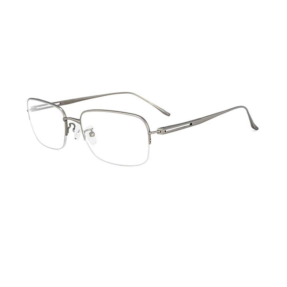 RICCIE Gafas de Lectura Inteligentes con Zoom HD Anti-Azul para Hombres, monturas ultraligeras Titanio para Negocios Lentes de Resina asférica Gafas Aumento +1,0 a +3,0,03,+2.25
