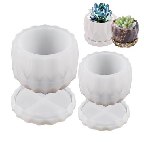 Kingou Silicone Planter Mold Set -- Best for Flexible Repeatable Castings
