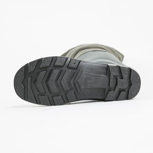 Duck and Fish Green Fishing Wader Hip Boots with Cleated Outsole4