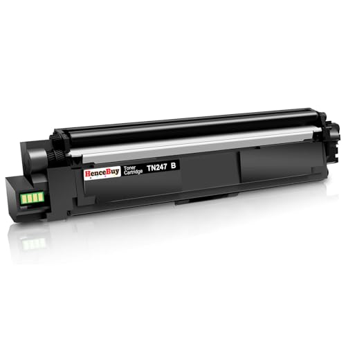 HenceBuy TN243CMYK Negro Cartucho de Tóner para Brother TN243 TN243BK TN247 TN-247BK Toner para DCP-L3550CDW MFC-L3750CDW MFC-L3770CDW MFC-L3710CW HL-L3210CW HL-L3230CDW HL-L3270CDW (1 Negro)