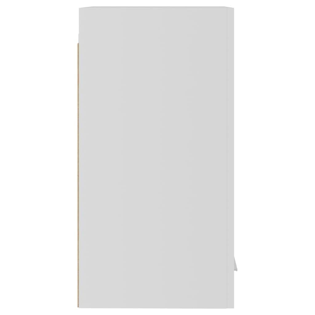 vidaXL Armario Colgante Lyon, 29,5x31x60 cm, Madera de ingeniería, Blanco, Mueble de Pared, Almacenamiento baño & Cocina, Carga máxima 60 kg