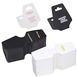 Custom Bracelet Display Cards Necklace Keychain Card Holder Jewelry hanging tags-Jewelry Display Card for Anklet,Hairband,Hair Ties,Choker,Key Ring...