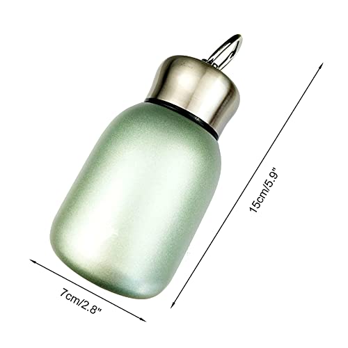 yeacher Garrafa de água térmica moderna portátil à prova de vazamentos mini garrafa de água de aço i