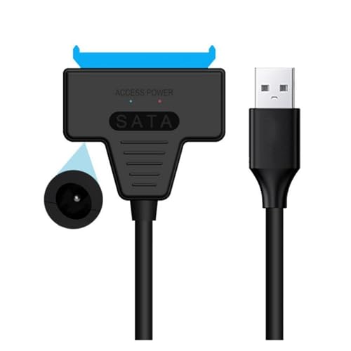 Cable SATA a USB 3.0 con alimentación DC para disco externo