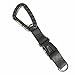Toasis Nylon Webbing Tactical Key Ring Holder Quick Release Buckle Keychain Gear Molle Bag Attachments (Black)