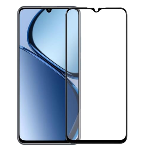 Image of EitanshaKart Military-Grade Tempered Glass Screen Protector Compatible for realme C63 4G with Edge to Edge Coverage and Easy Self Installation kit (realme C63 4G)