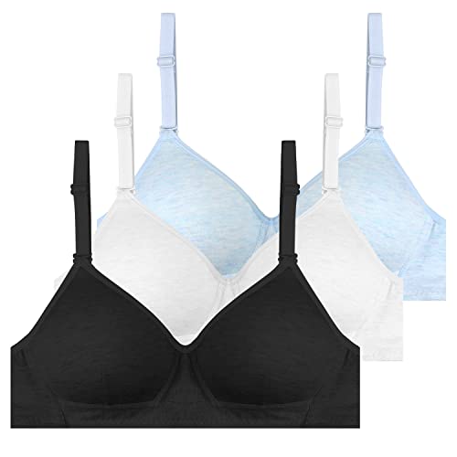 Phennie's Big Girls Cotton Training Bras Kids Wireless Light Padded for Teens 10-18 Years