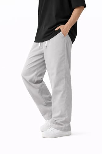 Image of NETCLICK Men's Straight Fit Track Pant with Zipper Pocket | Gym Joggers | Activewear & Casual Sports Lower