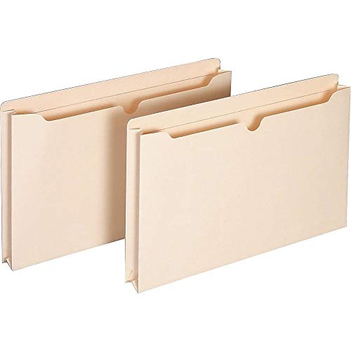 Staples Manila File Jackets with Reinforced Tab, Legal Size, 1.5‑Inch Expansion, Durable Construction – 50/Box by STAPLES - Image 3
