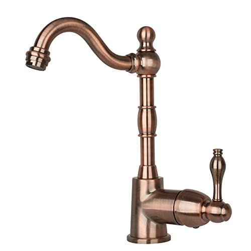 One-Handle Widespread Kitchen Bar Faucet (Antique Copper) #TOP28