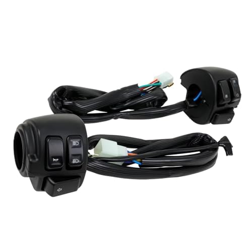 Bouton demarrage moto et commande clignotant chrome 25mm robuste