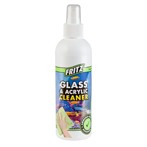 Fritz Aquatics Aquarium Glass & Acrylic Cleaner Spray for a Crystal Clear Tank (8-Ounce)