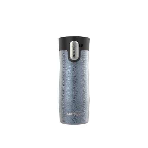 Image of Contigo AUTOSEAL West Loop Vacuum-Insulated Stainless Steel Travel Mug with Easy-Clean Lid 24 oz Crystal Lakeside