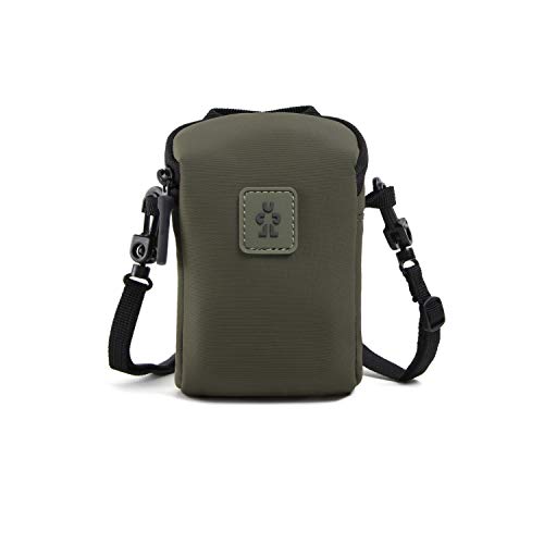 Crumpler Triple A Camera Pouch 100 - Camera Case Sleeve Pouch Neoprene, Memory Card Pocket - Compatible with Canon, Nikon, Sony, Samsung, Panasonic and More - TRA-CPOU-100-01-002 - Tactical greenlack