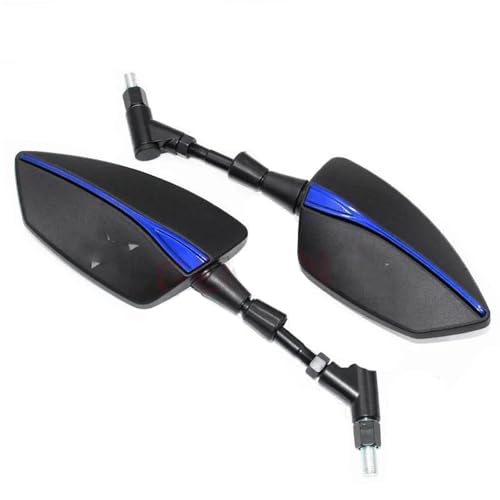 Espejo retrovisor ajustable azul para motos Yamaha MT07 MT09 Tracer 900 GT