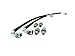 ISR Performance Parts IS-240-416 Stainless Steel Power Steering Rack Lines Nissan 240sx S13/S14 LHD