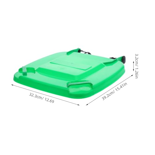 Healifty Reliable 30l Plastic Trash Can Lid Accessory, round Waste Bin Cover with Odor Prevention for Outdoor and Public Use - Thumbnail 2
