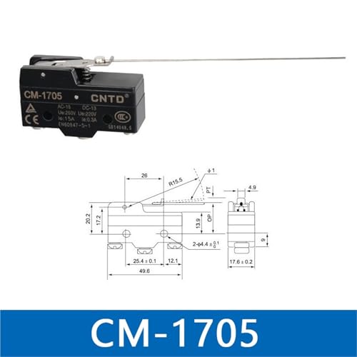 Fin de course CM-1308 défectueux ? Changez pour ce micro interrupteur 15A