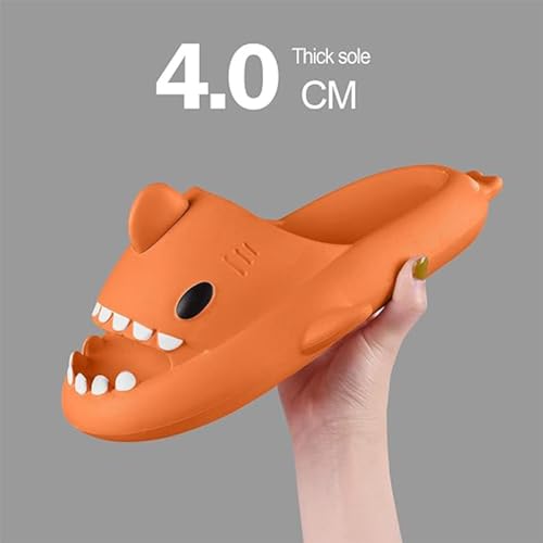 Shark Slippers For Men Women, Non-Slip Open-Toe Soft-Soled Cloud Slippers, Cushioned Beach Shower Shoes3