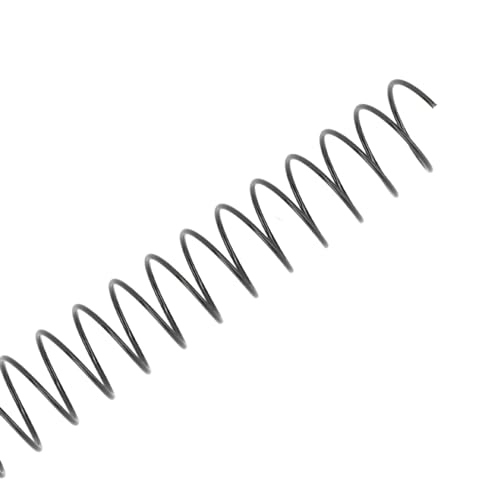 HaloVerde 4:1 Pitch Binding Spines 1/2 Inch 48 Teeth Spiral Binding Coils med 90 arks kapacitet för tekniska dokument och universitetspresentationer (100 counts) (Svart)