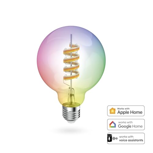 Ampoule LED Matter E27 globe G95 filament multicolore variable smart